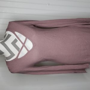 Free People Criss Cross Long Sleeve Tunic Size Small